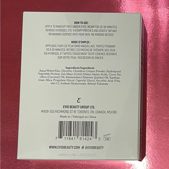 Evio Skin
Tear Catchers Hydrogel Hydrate & Brighten Eye Therapy - Picture 4 of 4